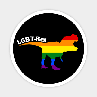 LGBT-Rex - Rainbow T-rex (Gay Pride) Magnet